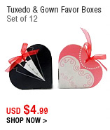 Tuxedo & Gown Favor Boxes