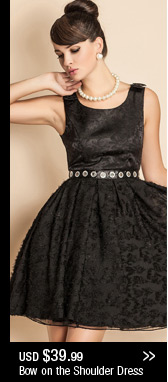 Bow on the Shoulder Dress