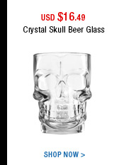 Crystal Skull Beer Glass