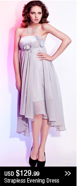 Strapless Evening Dress