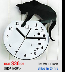 Cat Wall Clock