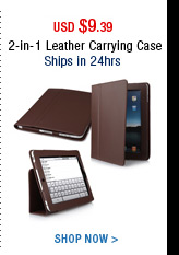 2-in-1 Leather Carrying Case