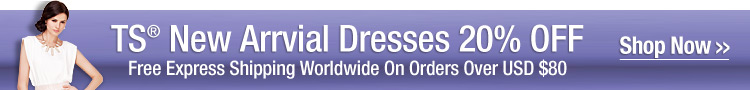 TS® New Arrvial Dresses 20% OFF