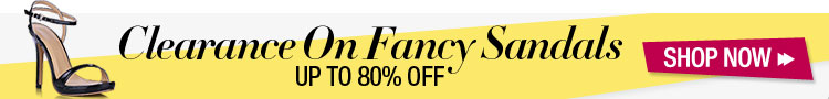 Fancy Sandals Clearance
