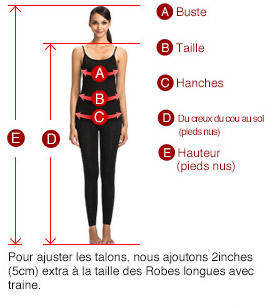 mesure pour robe