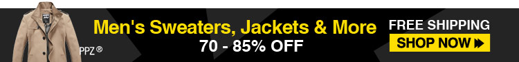 Men's Sweaters, Jackets & More