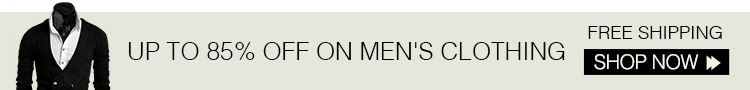 Up To 85% OFF On Men's Clothing