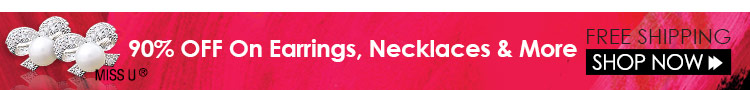90% OFF On Earrings, Necklaces & More