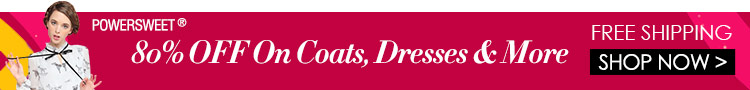 80% OFF On Coats, Dresses & More