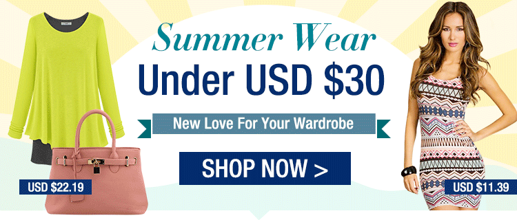 Summer Wear Under USD $30