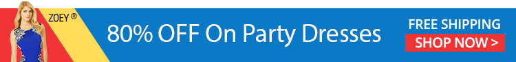 80% OFF On Party Dresses