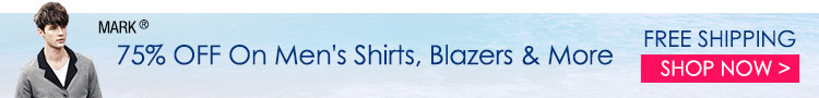 75% OFF On Men's Shirts, Blazers & More