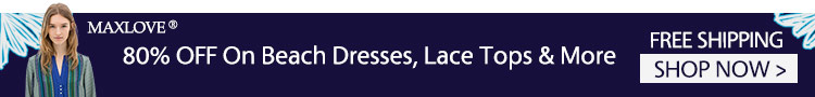 80% OFF On Beach Dresses, Lace Tops & More