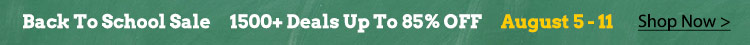 Back To School Sale