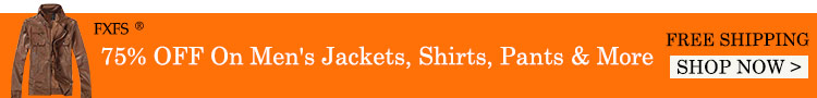 75% OFF On Men's Jackets, Shirts, Pants & More