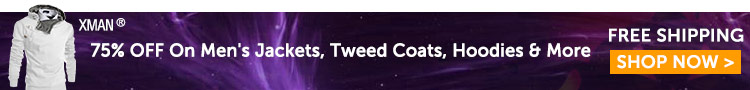 75% OFF On Men's Jackets, Tweed Coats, Hoodies & More