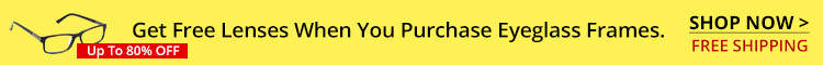Get Free Lenses When You Purchase Eyeglass Frames.