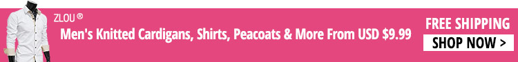 Men's Knitting Cardigans, Shirts, Peacoats & More From USD $9.99