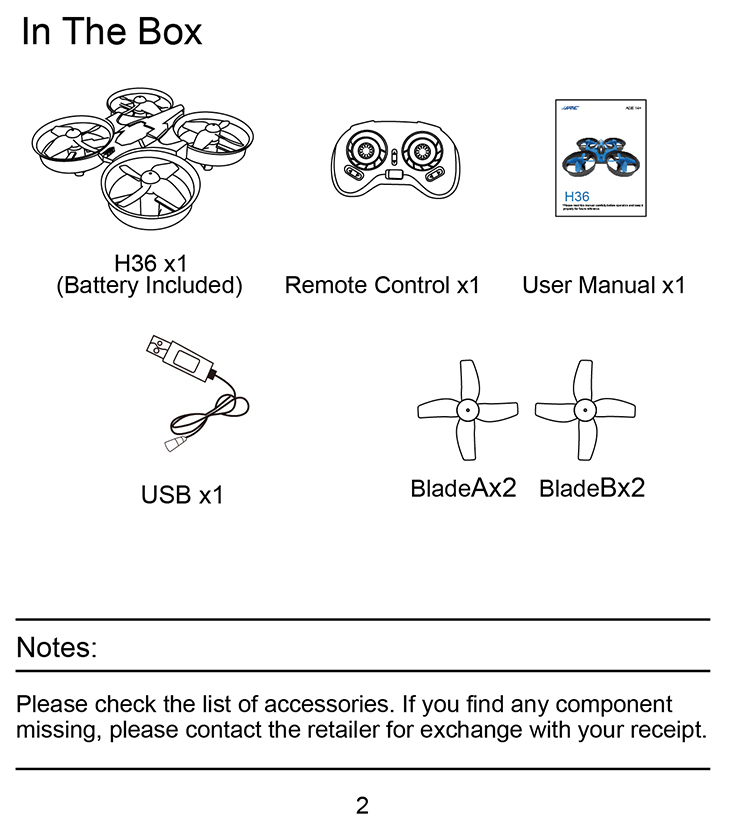 h36 drone manual