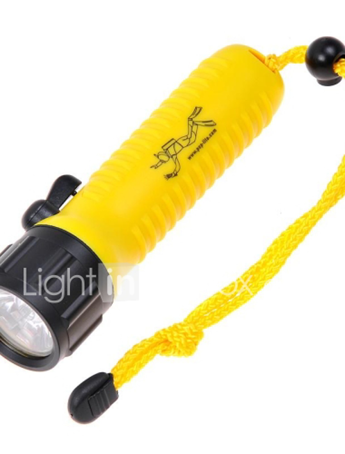 Pop Lite F6 2 Mode Cree Xr E Q5 White Diving Flashlight 370lm1 X Yellow 21 49 81