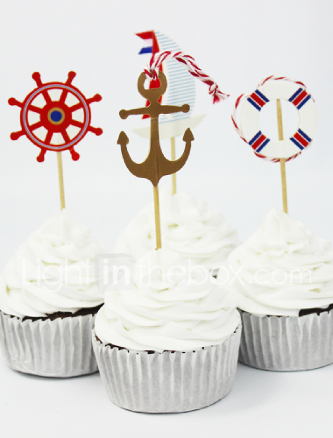 Download Under havet cupcake dekorationer Desktop Wallpaper