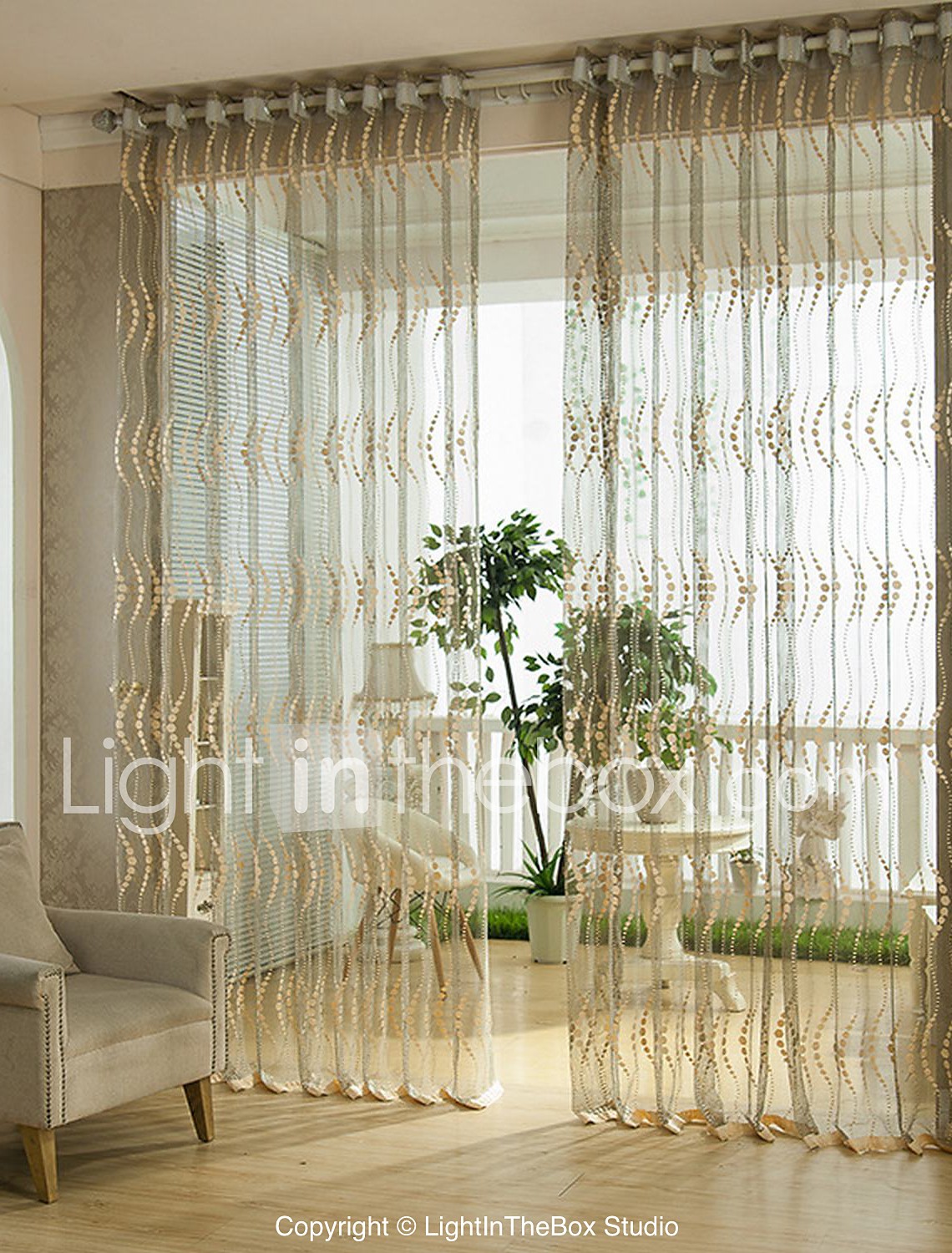 modern dining room curtains