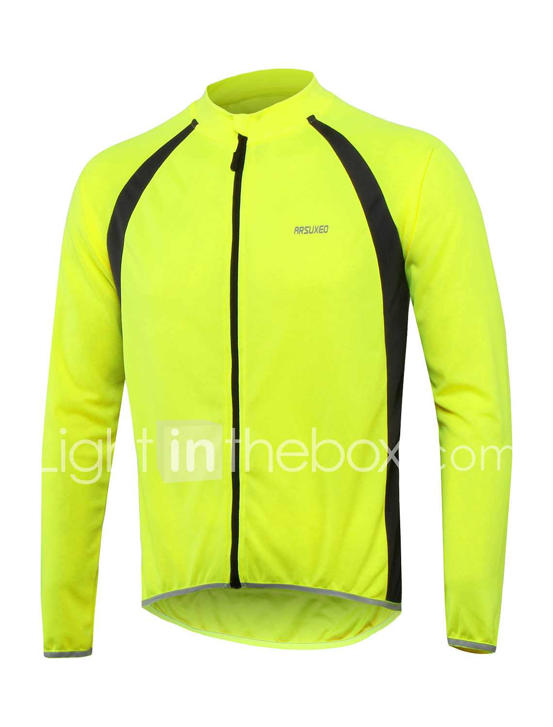 yellow cycling top