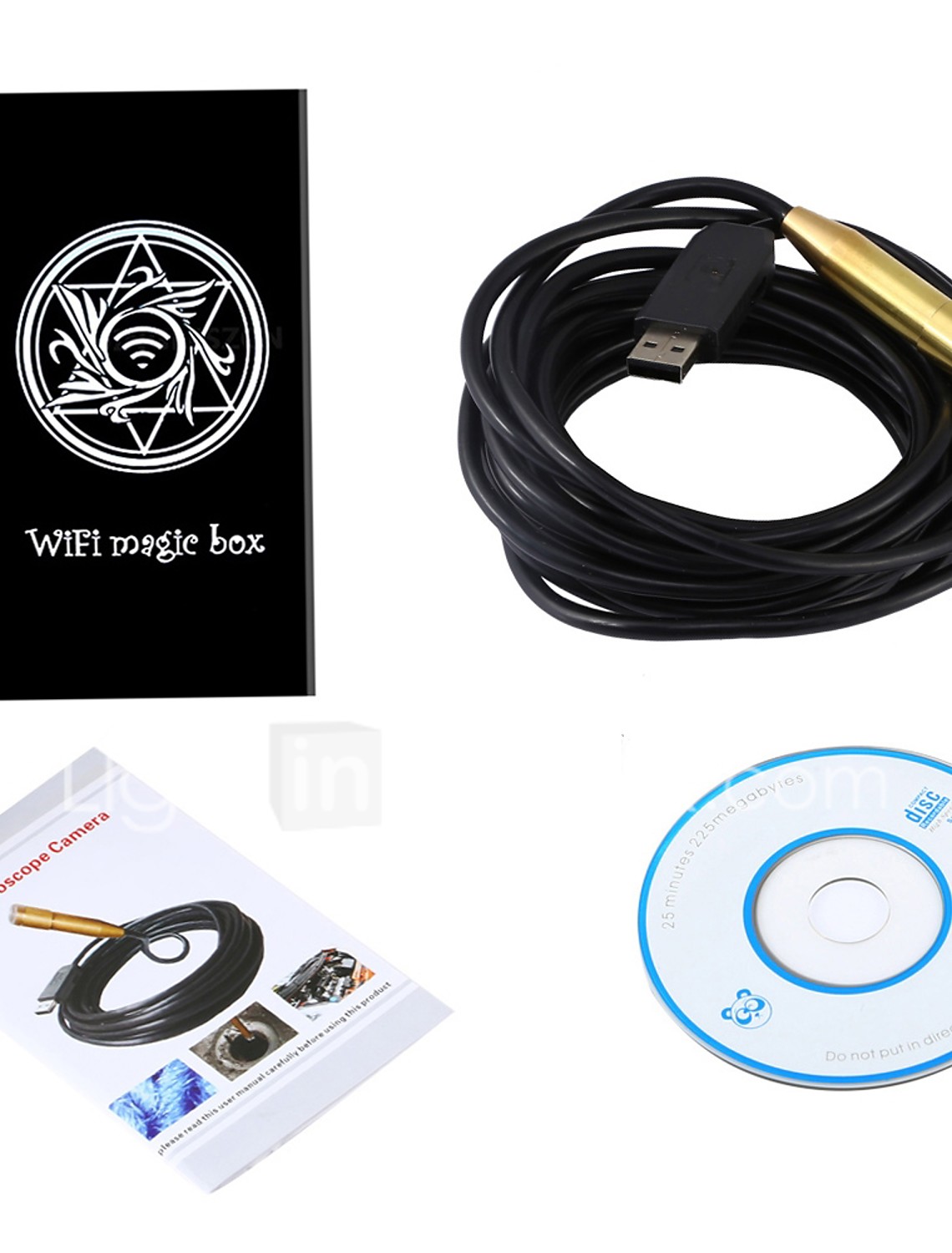 wifi endoskop android usb kamera 14.5mm objektiv slang inspektion
