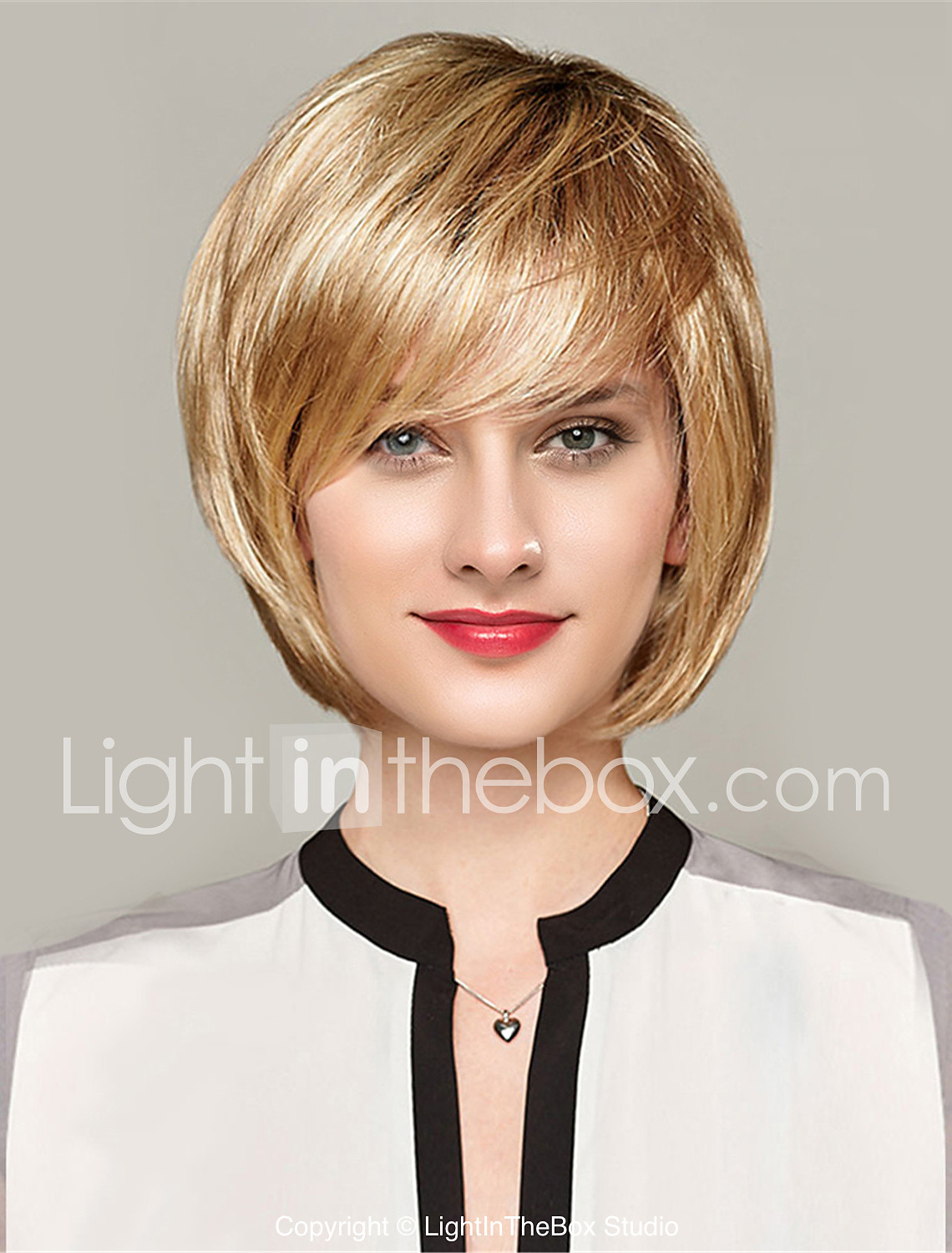 Human Hair Capless Wigs Human Hair Straight Short Hairstyles