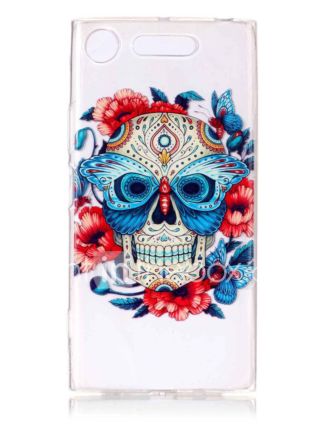 Motorola moto g6 plus personalizada funda de móvil con muertos cráneo presión de imagen