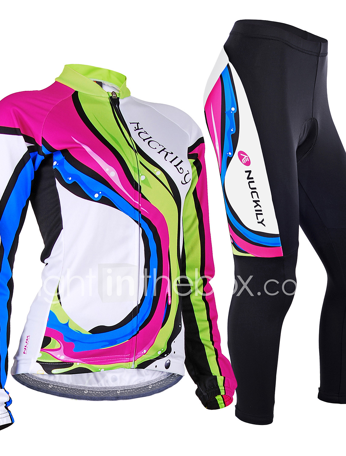 NUCKILY Women Cycling Long Set Breathable Spring//Autumn Bike Wear Suits