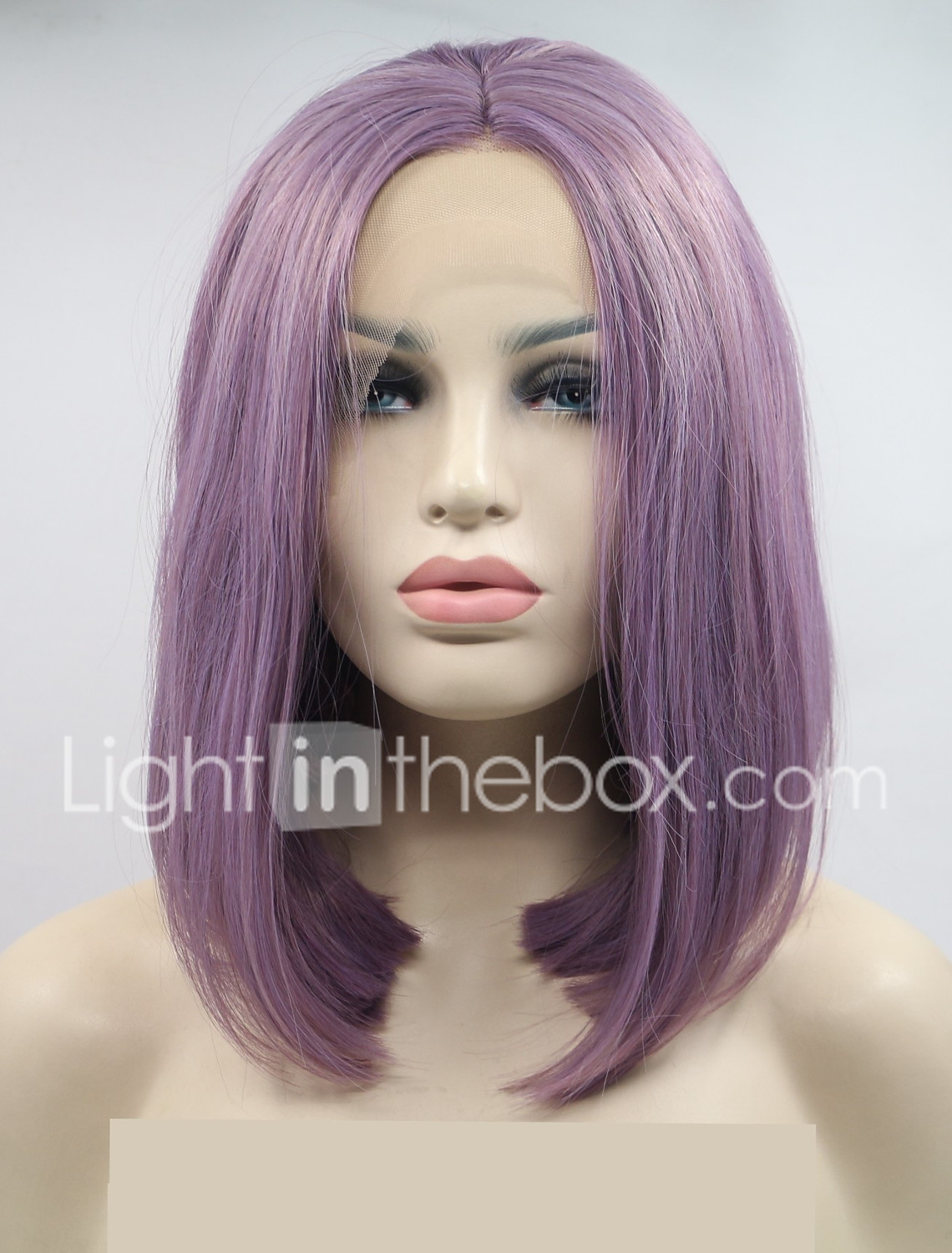 Synthetic Lace Front Wig Loose Curl Bob Lace Front Wig Medium