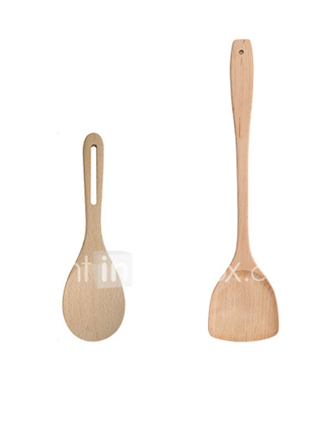 Multifunction Wooden Plus Size Eco-friendly Reusable Rice Water Spoon Ladle OK