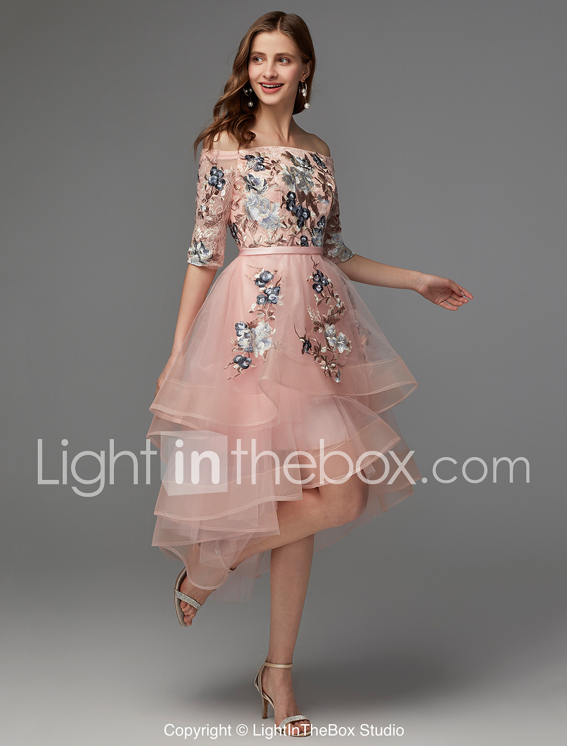 tulle cocktail party dress