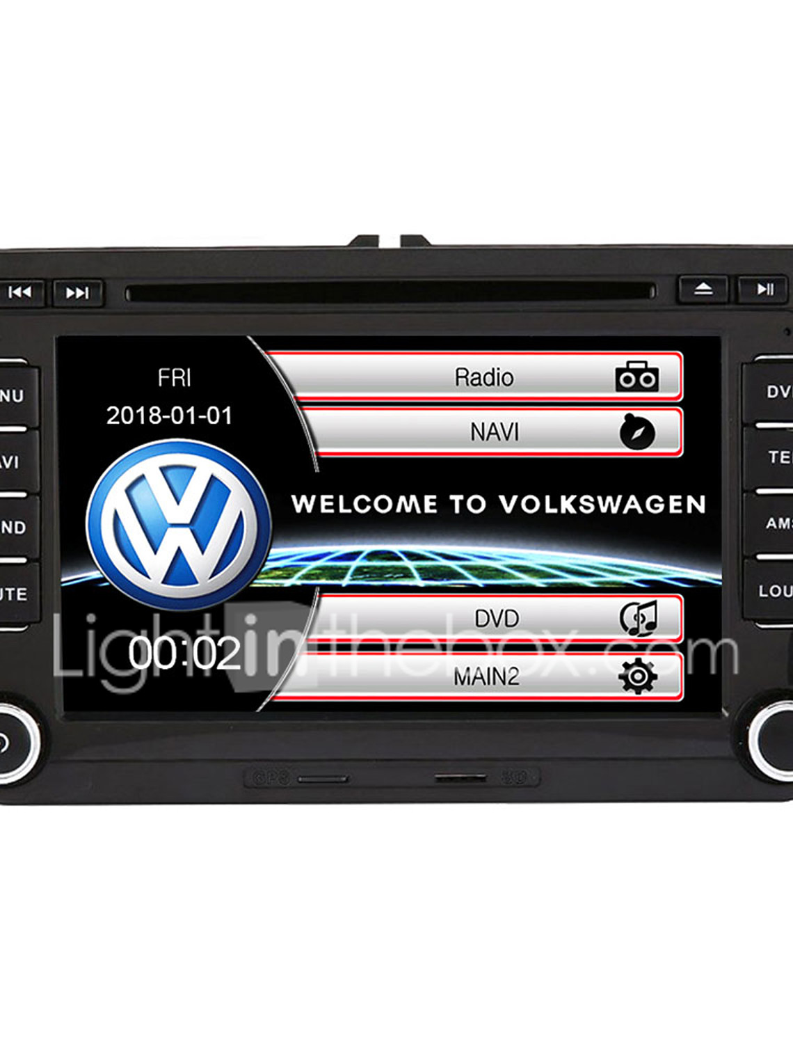 520wgnr04 7 Inch 2 Din Windows System In Dash Car Dvd Player Touch Screen Built In Bluetooth For Volkswagen Support Rds Gps Steering Wheel Control Subwoofer Output With Hd Rearview Camera 503955 2021 136 84