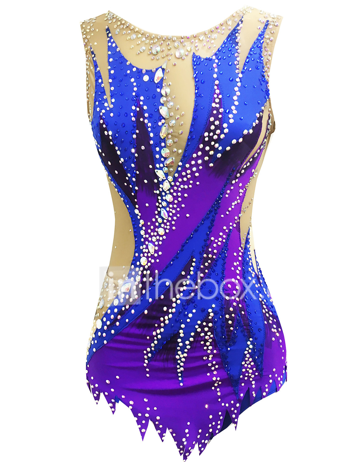 Rhythmic Gymnastics Leotards Artistic Gymnastics Leotards Women S Girls Leotard Black High Elasticity Handmade Jeweled Diamond Look Sleeveless Competition Ice Skating Rhythmic Gymnastics Figure 7423704 2020 161 99