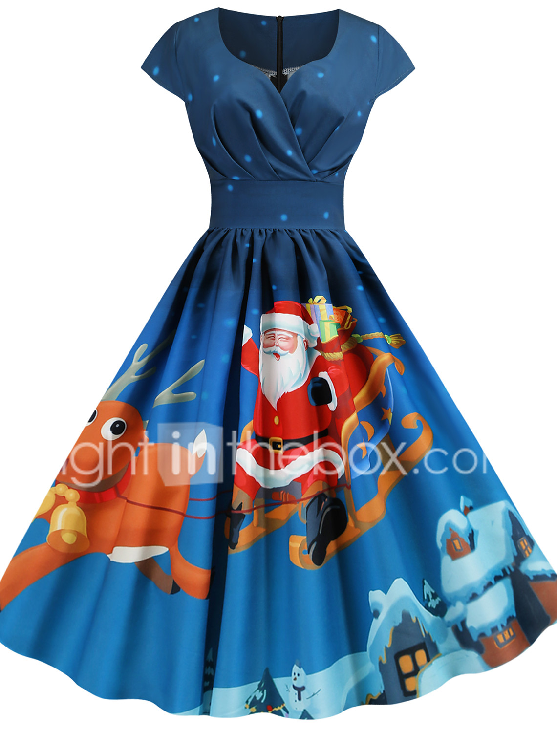royal blue dress for christmas party