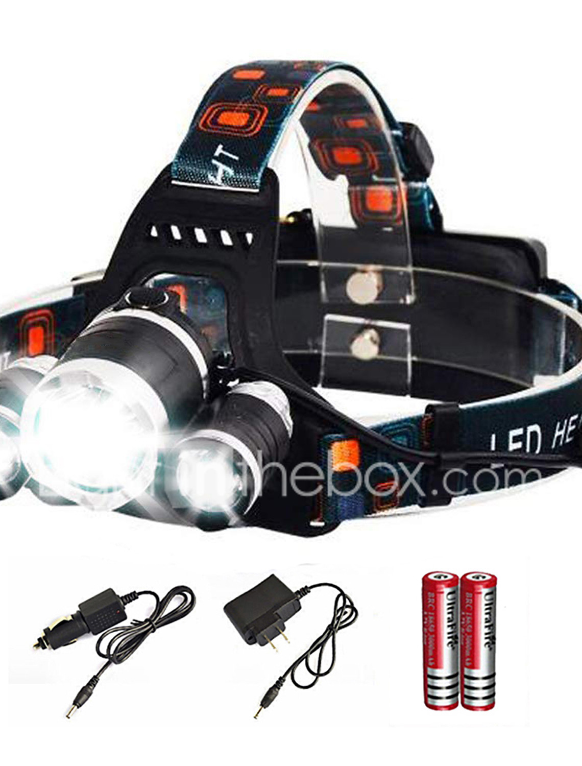 Comfortable Equipment for Running Camping Men Woman Kid Waterproof Super Bright Torch Best Bulb Lamp for Night Walking the Dog Headlamp LED USB Rechargeable White and or Red Light with 5 Modes