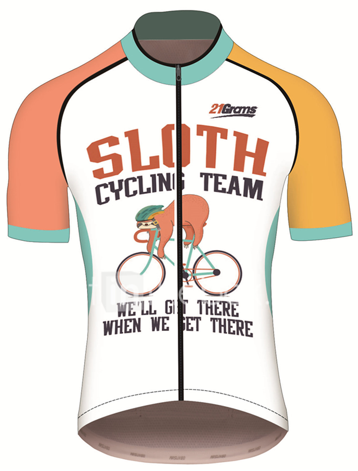 team sloth cycling jersey