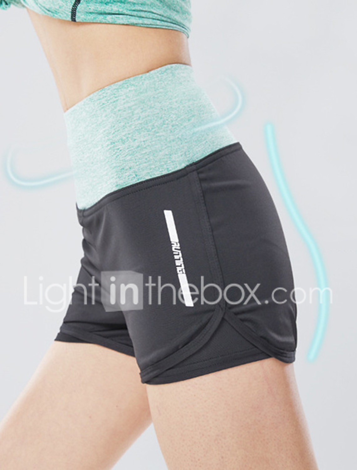 high waisted running shorts