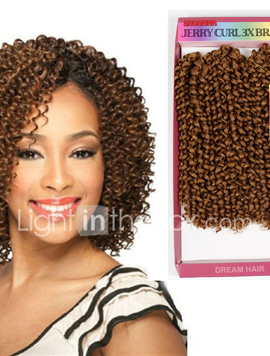Crochet Hair Braids Jerry Curl Box Braids Black Dark Brown Ombre Synthetic Hair Short Braiding Hair 3pcs Pack 6001454 2020 28 07