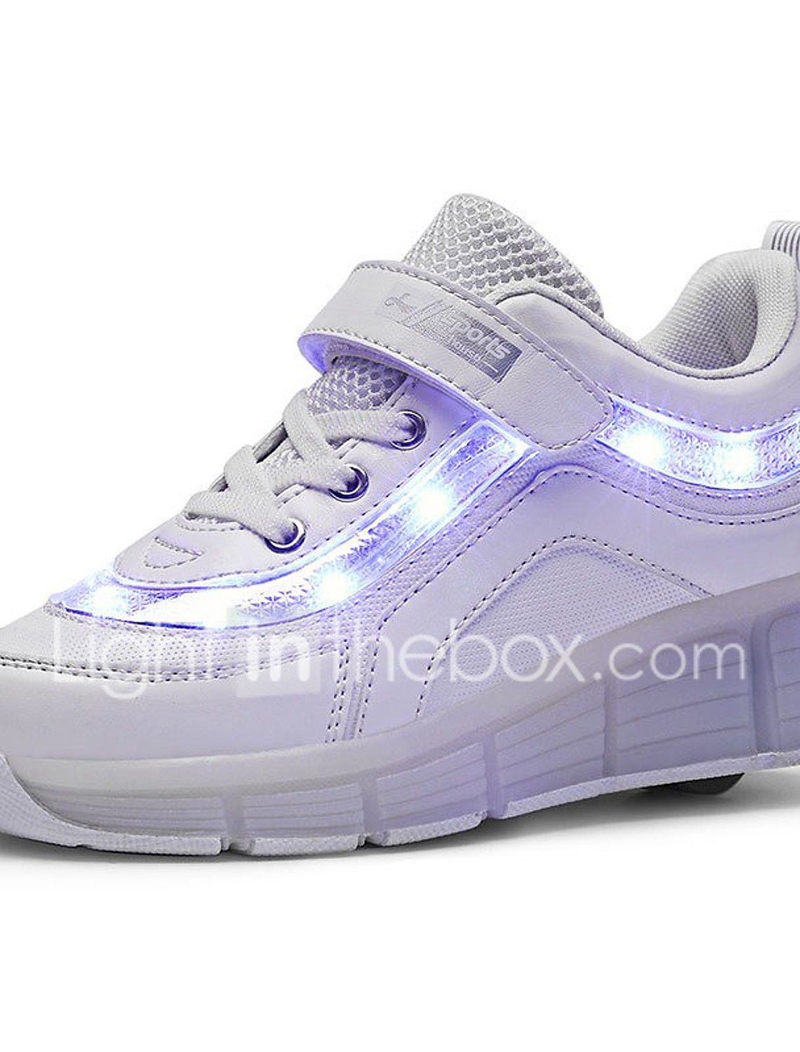 led white shoes