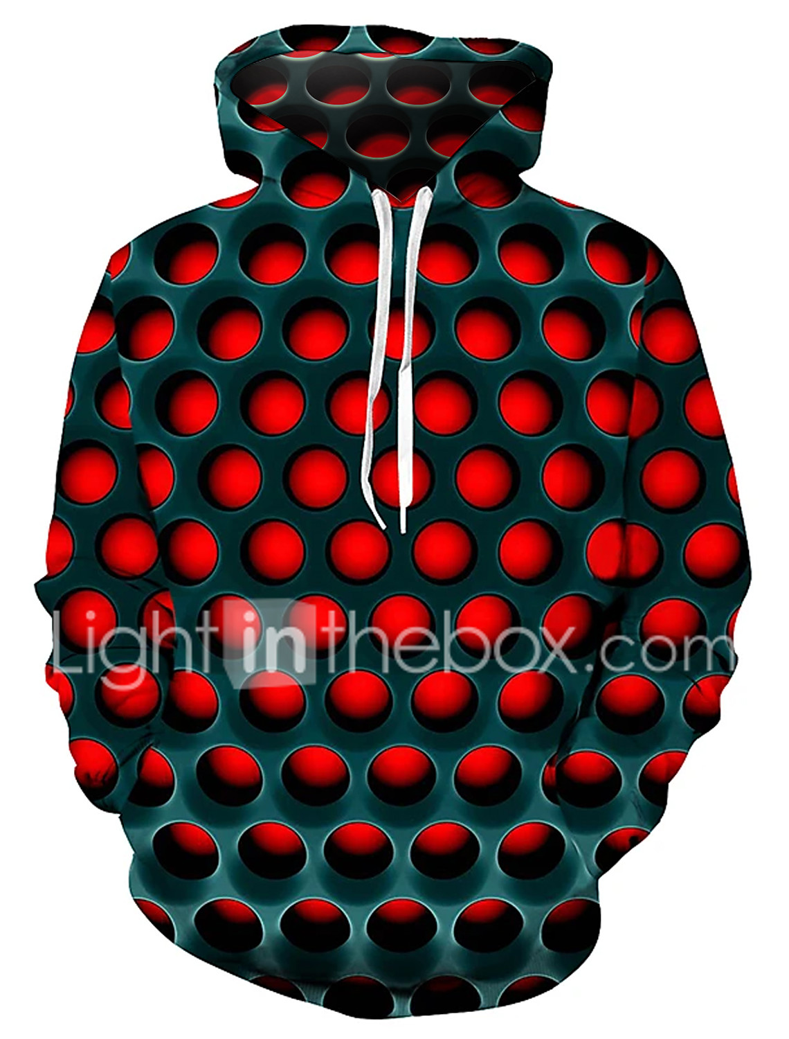 geometric 3d hoodie