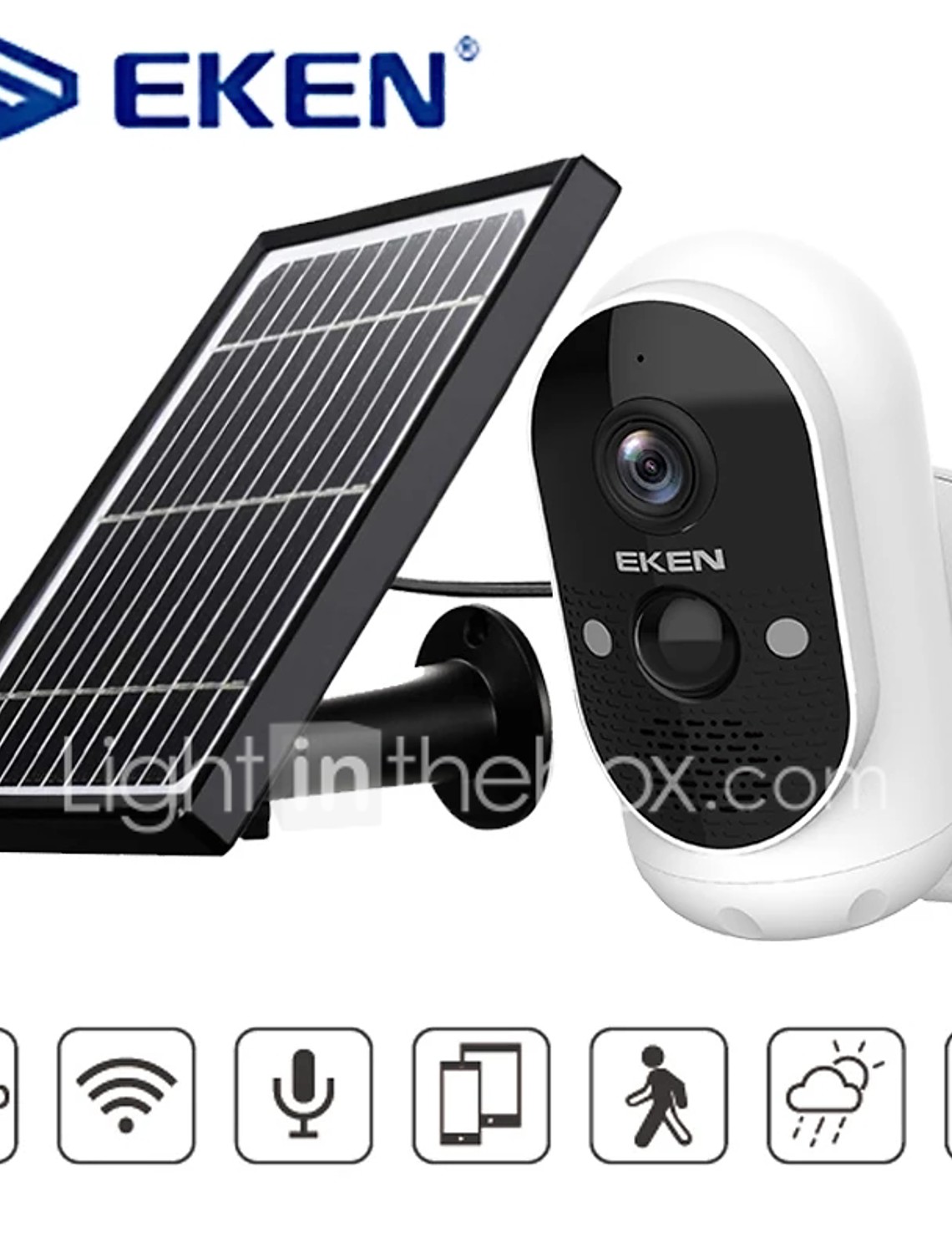 Fine Solar Light Outdoor Wireless Light Security Spotlights Solar Powered Camera Simulation Monitor for Porch Garden Driveway Pathway Simulation Camera Waterproof