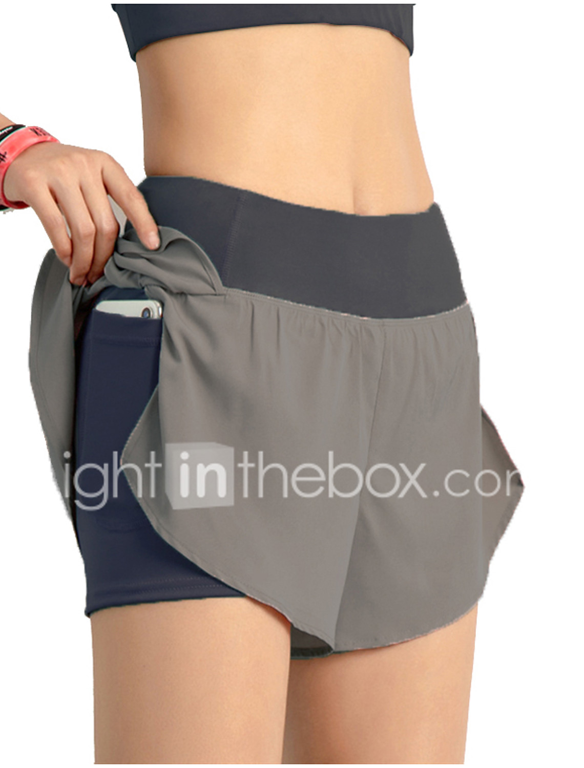 women's running shorts with phone pocket