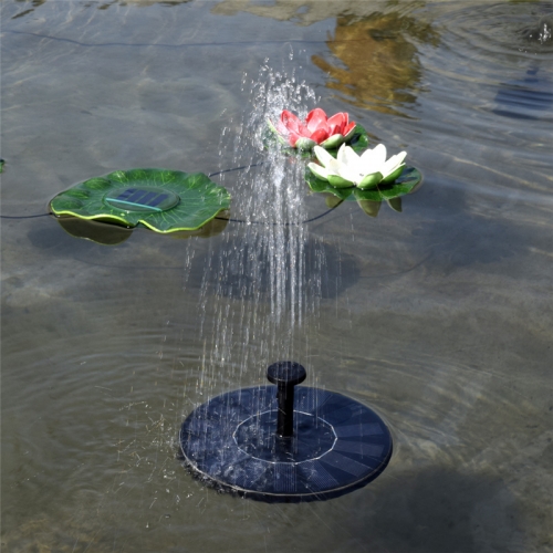 floating pool fountain solar