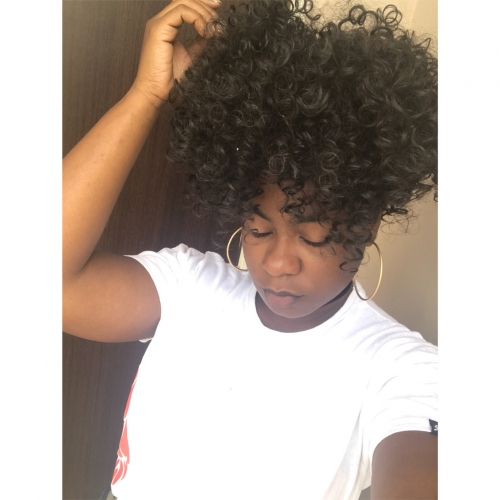 Synthetic Wig Afro Kinky Curly Kinky Curly Layered Haircut Wig
