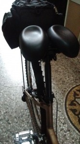 dual pad bike seat